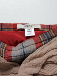Rodarte plaid skirt