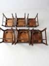 1940s Kuehne Mfg Co dining chairs set of 6