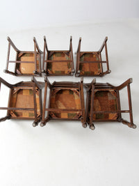 1940s Kuehne Mfg Co dining chairs set of 6