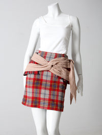 Rodarte plaid skirt