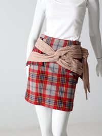Rodarte plaid skirt