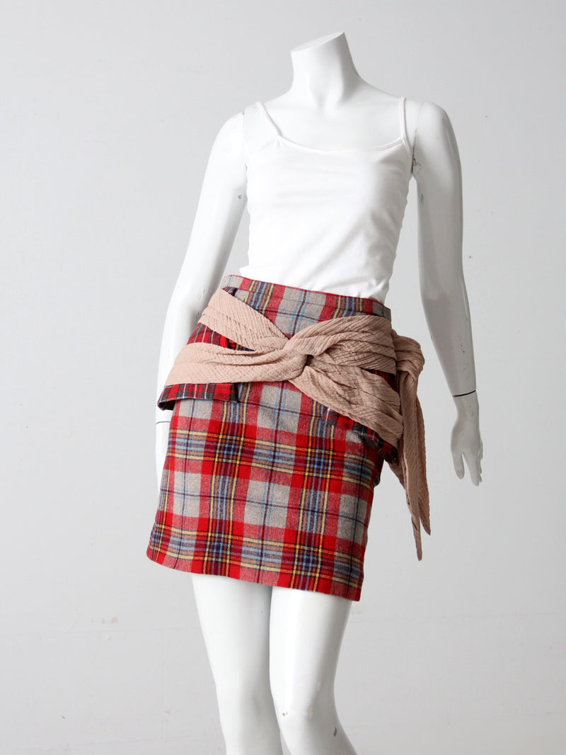 Rodarte plaid skirt