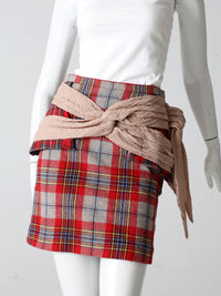 Rodarte plaid skirt