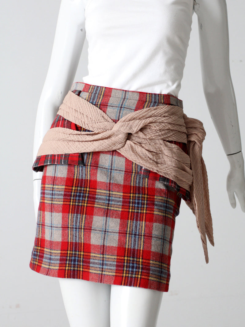 Rodarte plaid skirt