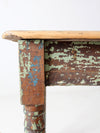 antique painted farmhouse table