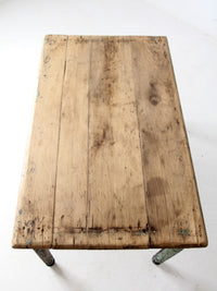 antique painted farmhouse table