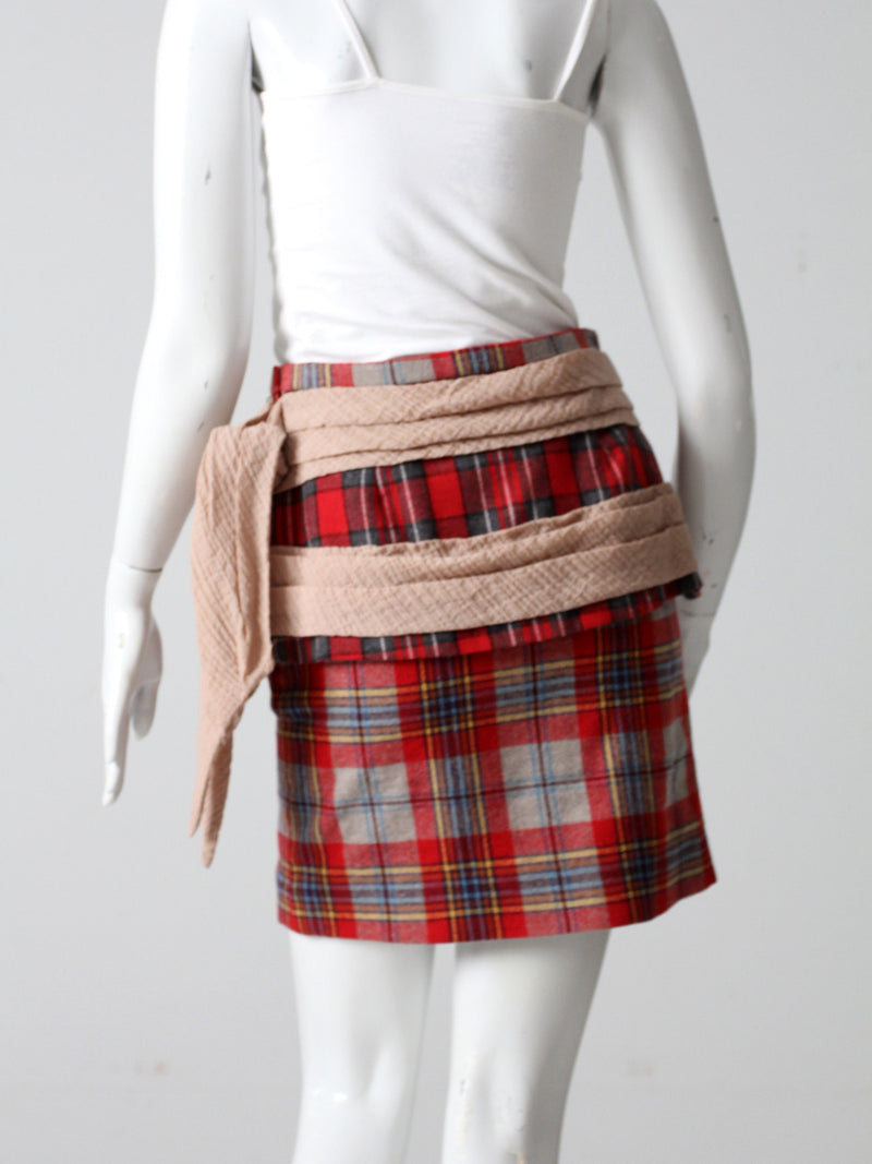 Rodarte plaid skirt
