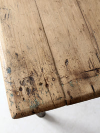 antique painted farmhouse table