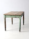 antique painted farmhouse table
