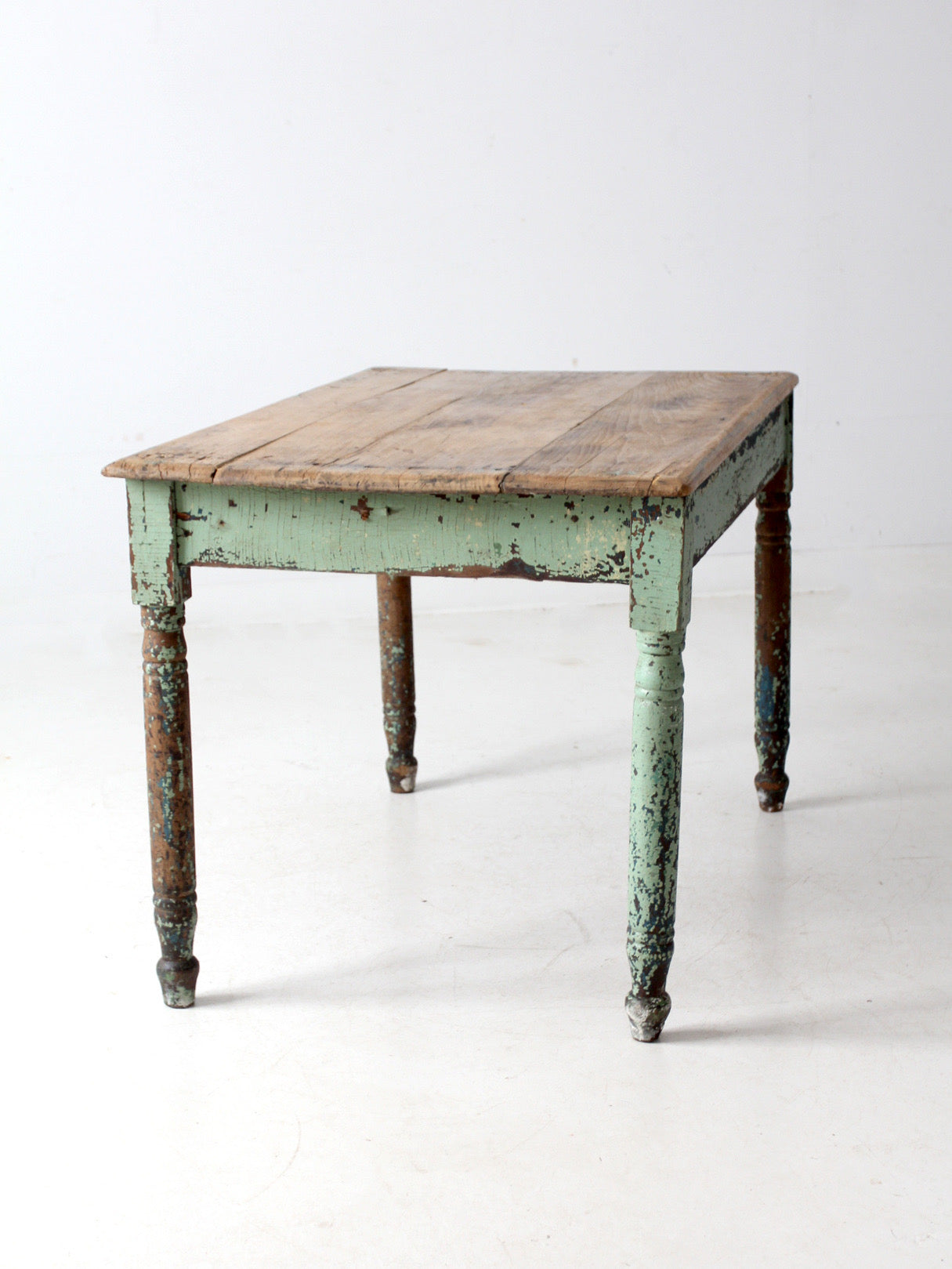 antique painted farmhouse table