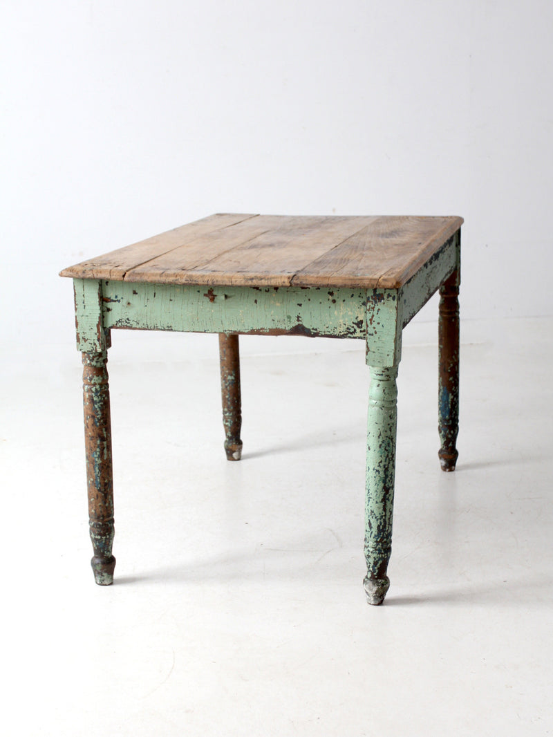 antique painted farmhouse table