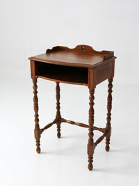 Colonial Revival telephone table circa 1940s