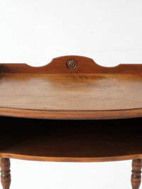 Colonial Revival telephone table circa 1940s