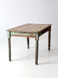 antique painted farmhouse table