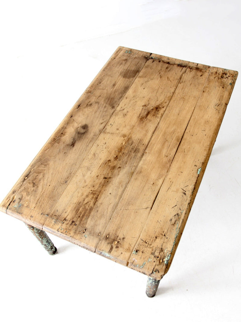antique painted farmhouse table