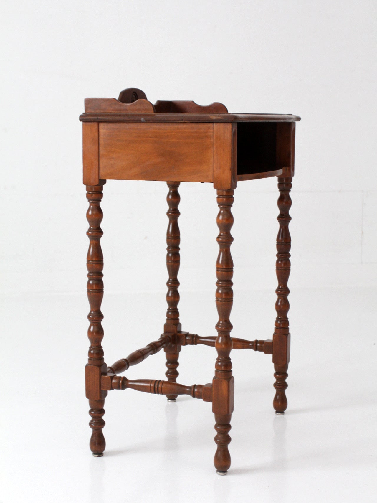 Colonial Revival telephone table circa 1940s