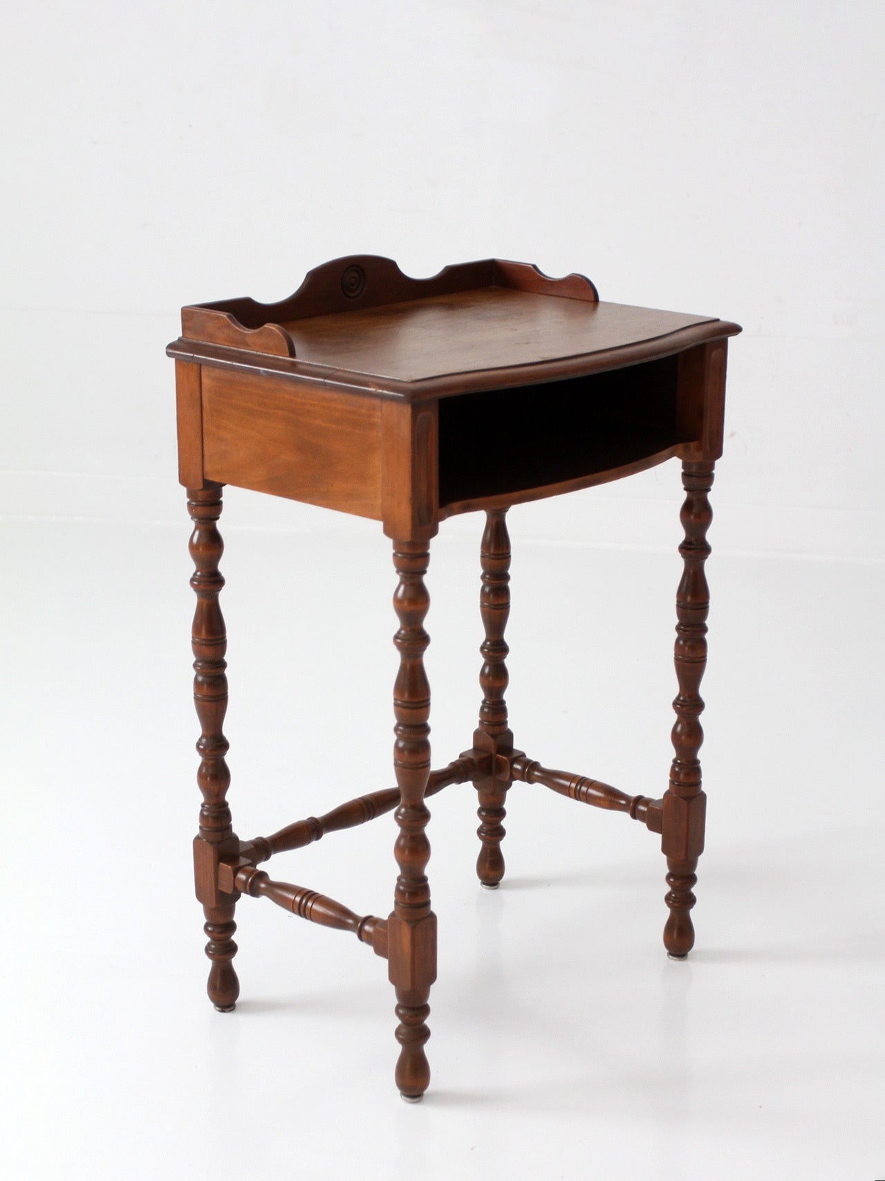 Colonial Revival telephone table circa 1940s