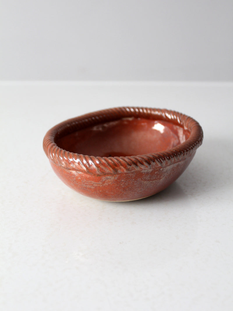 vintage studio pottery bowl