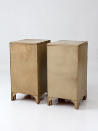 pair of 1950s transitional nightstands