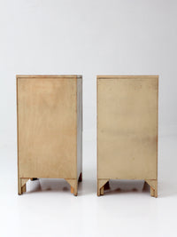 pair of 1950s transitional nightstands