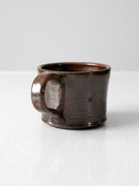 vintage studio pottery mug