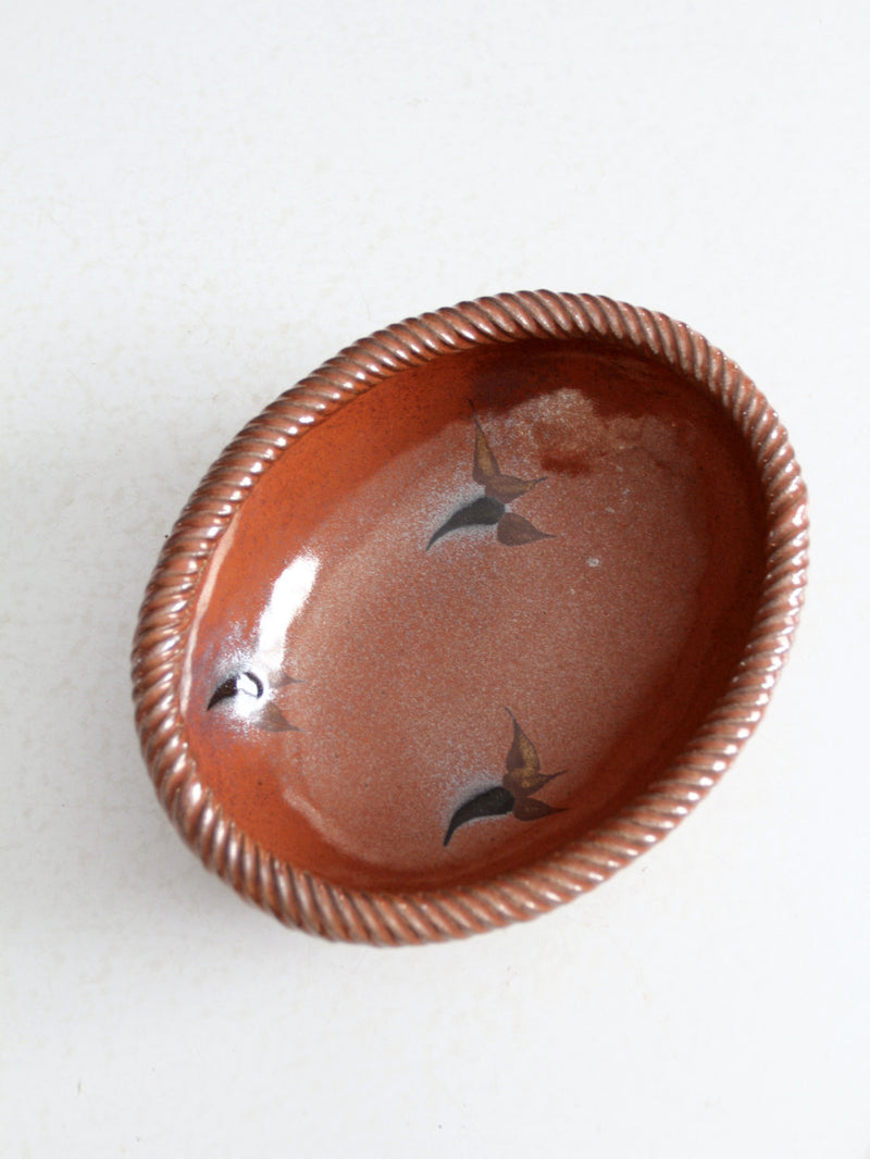 vintage studio pottery bowl