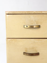 pair of 1950s transitional nightstands