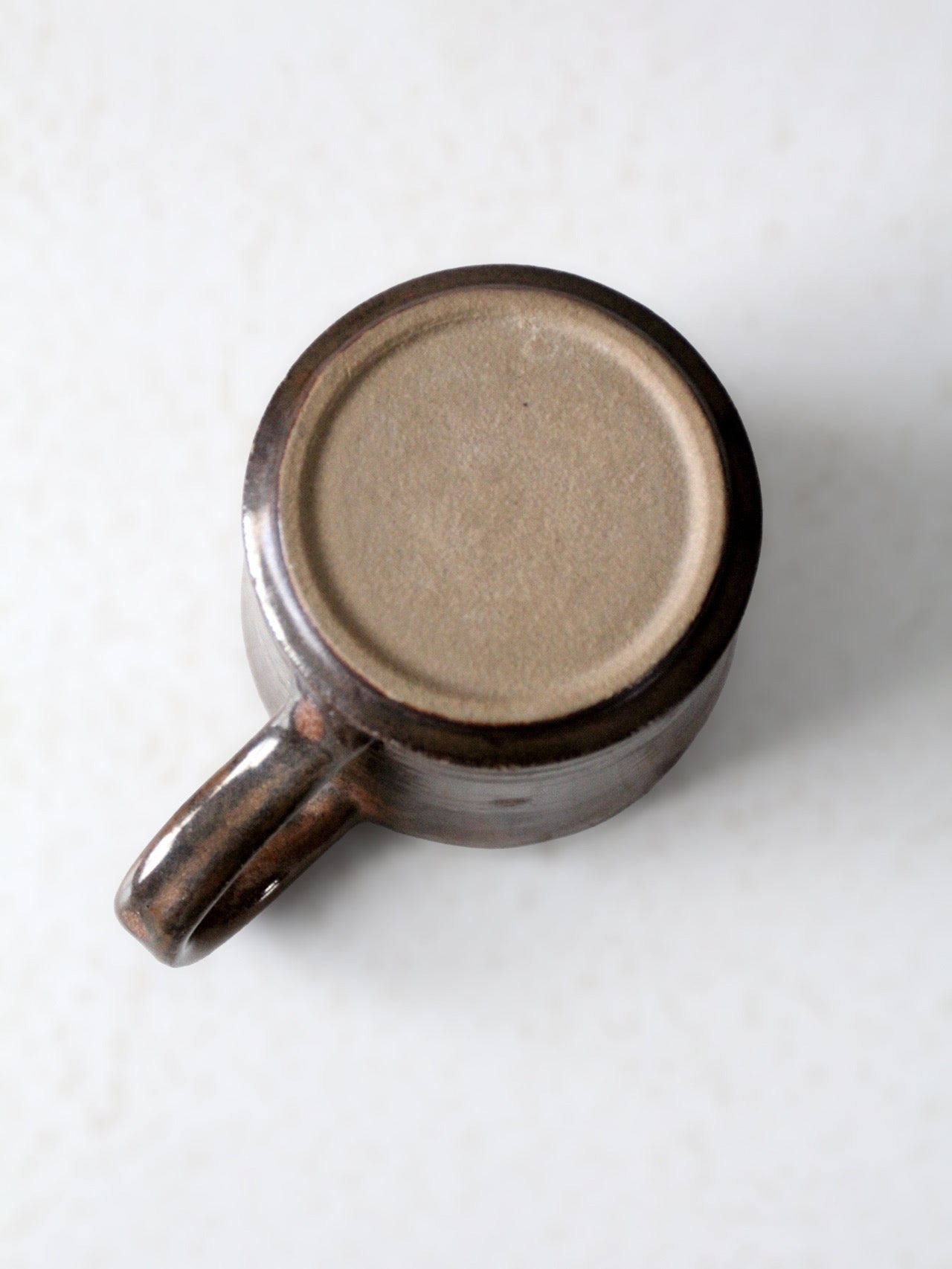 vintage studio pottery mug