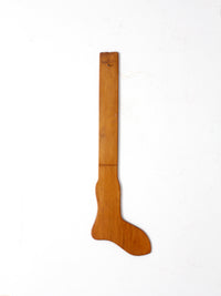 antique wooden sock stretcher