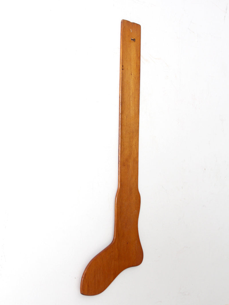 antique wooden sock stretcher