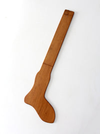 antique wooden sock stretcher