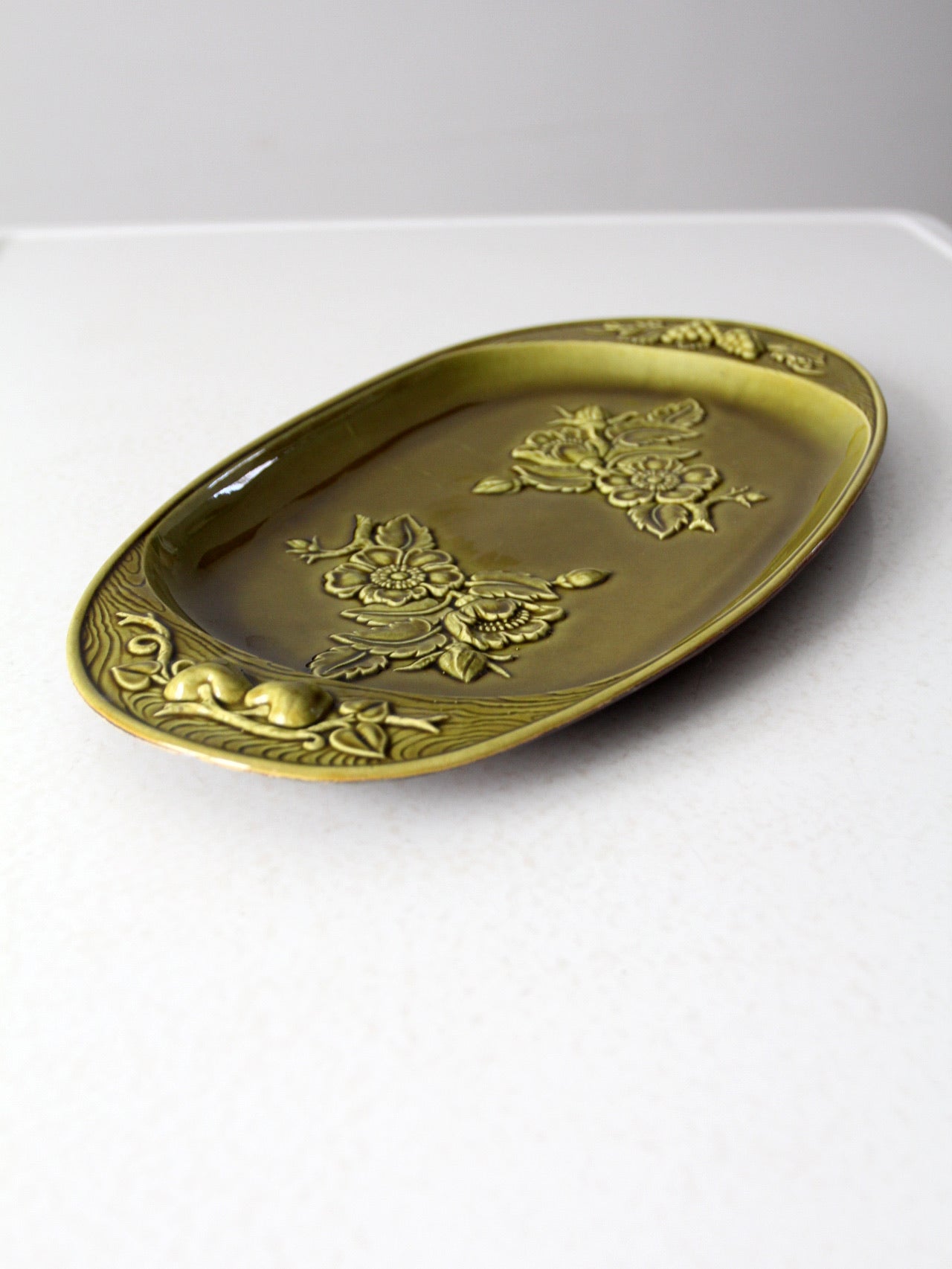 mid-century Treasure Craft platter