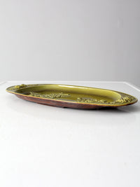 mid-century Treasure Craft platter