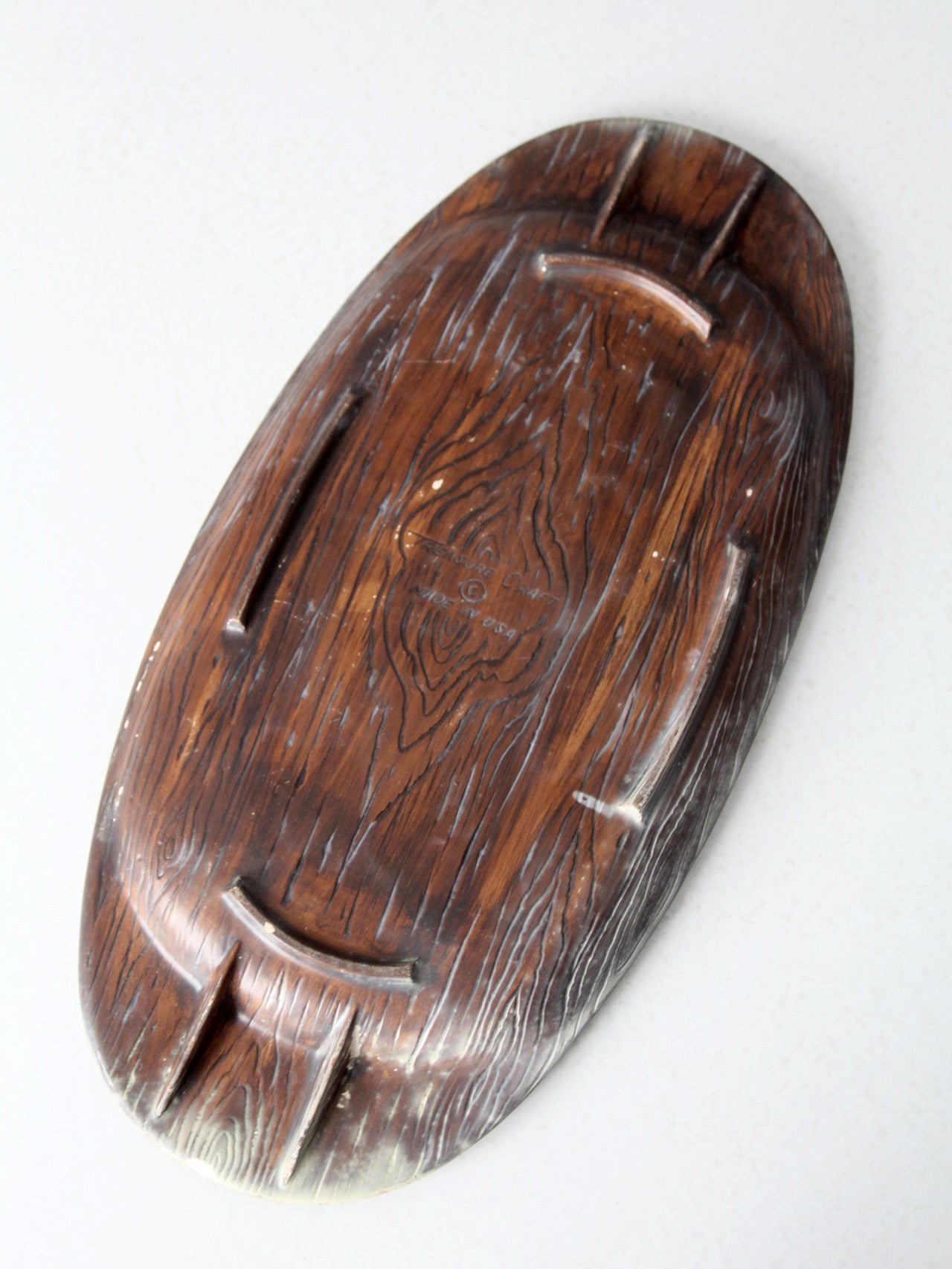 mid-century Treasure Craft platter