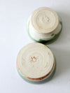vintage studio pottery bowl pair