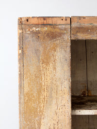 antique primitive cupboard