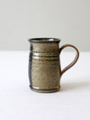 vintage studio pottery mug