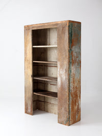antique primitive cupboard