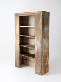 antique primitive cupboard