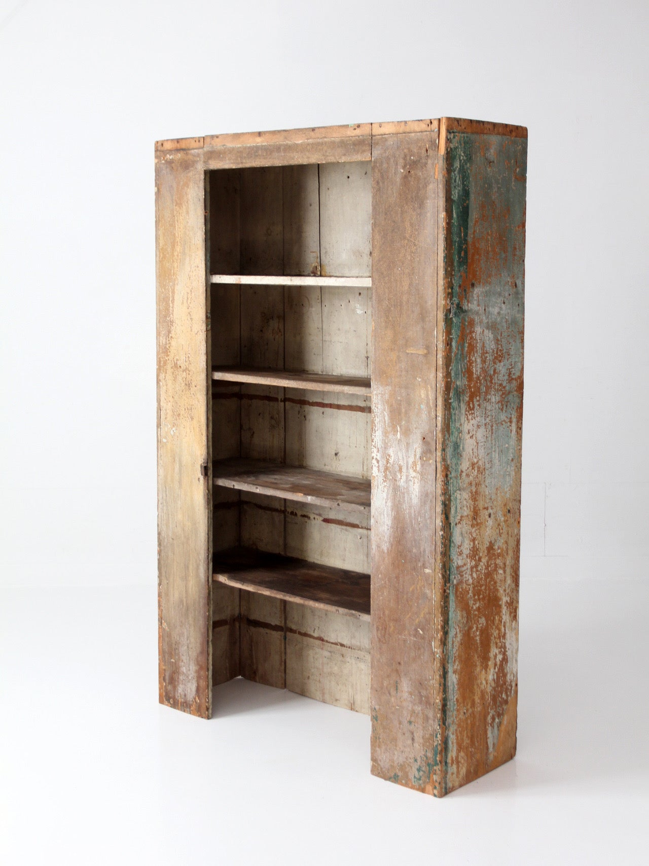 antique primitive cupboard