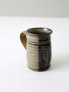 vintage studio pottery mug