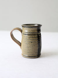 vintage studio pottery mug