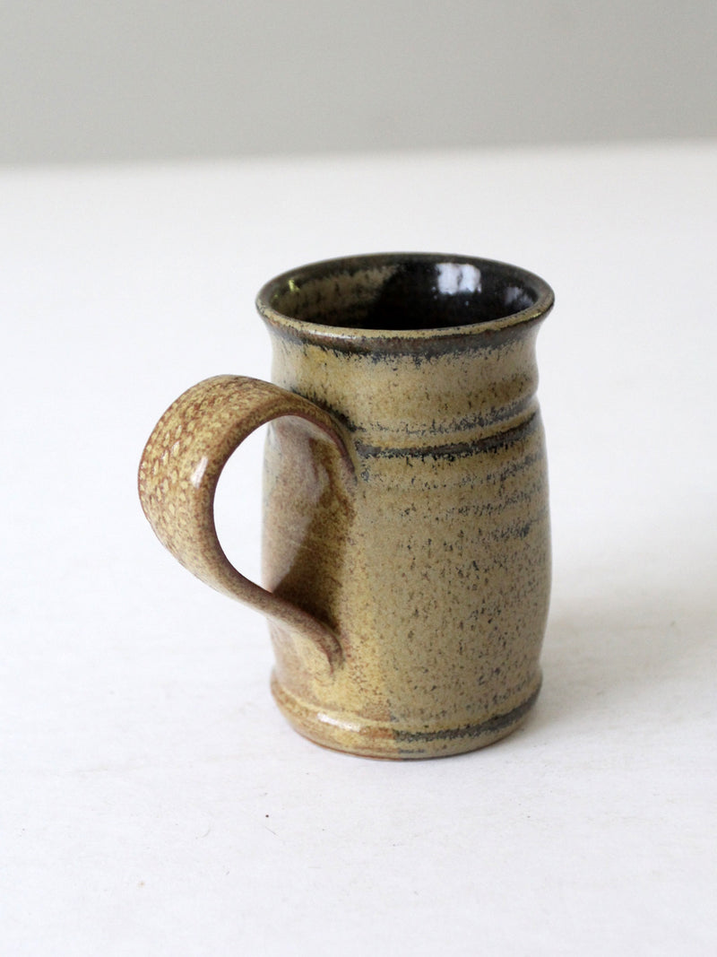 vintage studio pottery mug