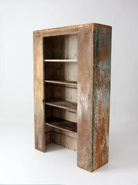 antique primitive cupboard