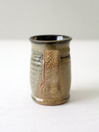 vintage studio pottery mug