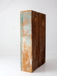 antique primitive cupboard
