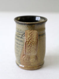 vintage studio pottery mug