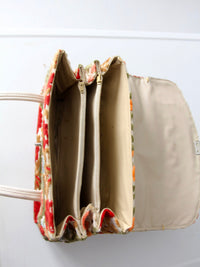 vintage 1960s floral tapestry handbag