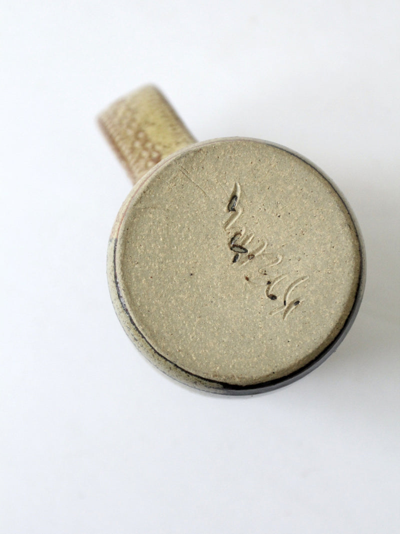 vintage studio pottery mug