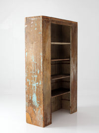 antique primitive cupboard